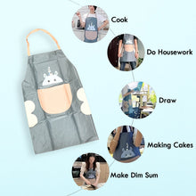 Cute Cartoon Animal Design Kitchen Apron (1 Pc / Mix Design) - justgrabit.in | Just Grab It