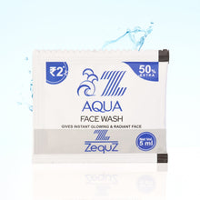 Zequz Aqua Face Wash Sachet (5 ML / 1 Pc) - justgrabit.in | Just Grab It