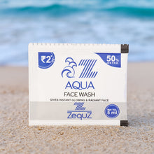 Zequz Aqua Face Wash Sachet (5 ML / 1 Pc) - justgrabit.in | Just Grab It