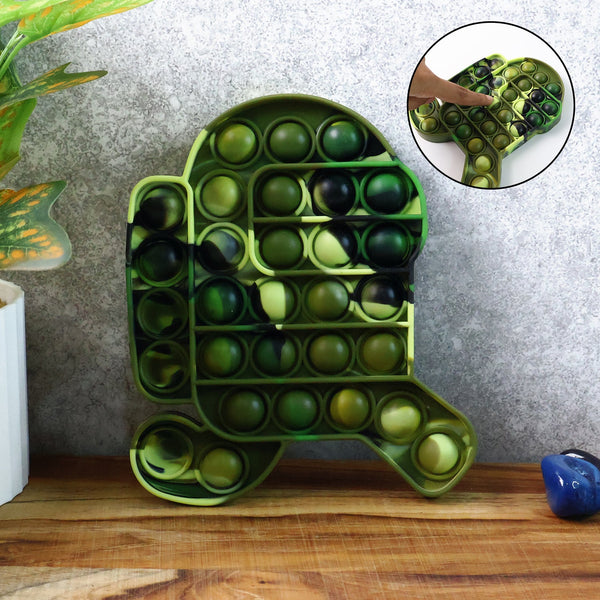Premium Cartoon Shape Silicone Pop It Fidget Toy (1 Pc) - justgrabit.in | Just Grab It