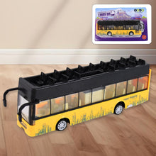Die - cast Alloy London Long Bus Double Decker Sightseeing Bus - justgrabit.in | Just Grab It