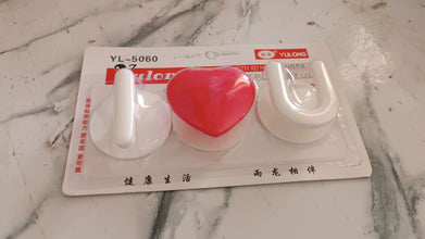 Adhesive Wall Hook Set For KItchen, Bathroom & Home (3pc) - justgrabit.in | Just Grab It