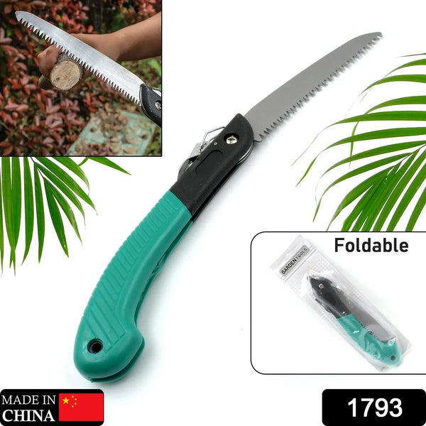 Folding Handsaw, Pruning Saws for Tree Trimming Camping, Gardening, Hunting. Cutting Wood, PVC, Bone - Justgrabit Inc.