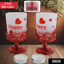 Tealight Holder Stylishly Shaped Candle Diya Stand Plastic Beautiful Design Festival, Diwali (2 Pc / Mix Design) - Justgrabit Inc.