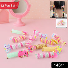 Spiral Hair Braiding Clips for Kids (12 Pc / Mix Design) - justgrabit.in | Just Grab It