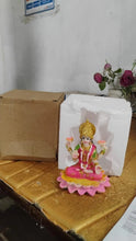 Beautiful Decorative Lakshmi Mata Idol Sitting on Lotus (1 Pc) - Justgrabit Inc.