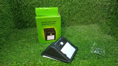 Solar Security LED Night Light for Home Outdoor / Garden Wall (Black) (30-LED Lights) - Justgrabit Inc.