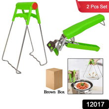 Kitchen Hot Plate Gripper, Stainless Steel Bowl Clip (2 Pcs Set) - justgrabit.in | Just Grab It