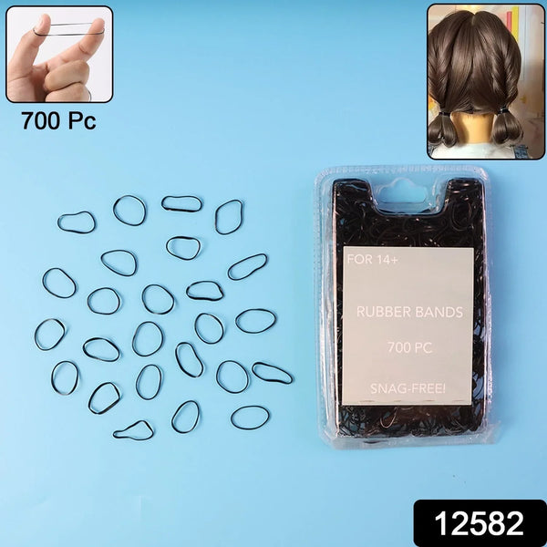 Mini Rubber Bands for Hair Styling (700 Pc) - justgrabit.in | Just Grab It