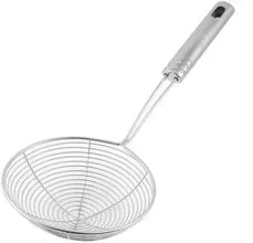 Round Stainless Steel Deep Fry / Mesh Strainer - Justgrabit Inc.