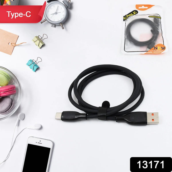 Type C data cable Fast Charging Cable (1 Mtr. Approx / 1 Pc) - justgrabit.in | Just Grab It