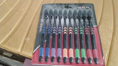 Soft Toothbrush With Plastic Round Box for Men and Women, Kids, Adults Plastic Toothbrush (10 pcs Set) - Justgrabit Inc.