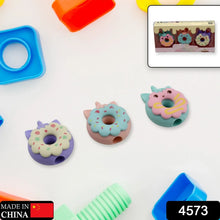Tree Small Sized Cartoon Themed Non - Toxic Donut Erasers, School Stationery | for Kids - Boys & Girls | Birthday Gift |Return Gift (3pc Set) - justgrabit.in | Just Grab It