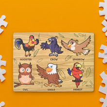 Wooden Puzzle Learning Board for Kids - (1 Pc / Mix Design / random) - Justgrabit Inc.