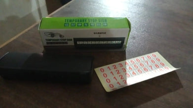 Temporary Car Parking Mobile Number Display with Magnetic Numbers Stickers (1Pc)  - Justgrabit Inc.