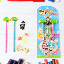 Fun Candy Design Pencil Set with Accessories (1 Set / Mix Design) - justgrabit.in | Just Grab It