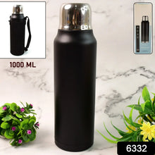 Stainless Steel Vacuum Water Bottle – Hot & Cold Insulated Flask (1000 ML Approx) - Justgrabit Inc.