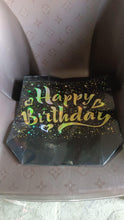 Birthday Gift Bag with Gold Shiny Stars, Reusable Party Gift Bags (1 Pc) - Justgrabit Inc.