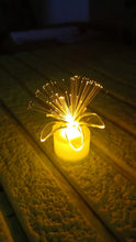 Fiber Optic Light, Mini Color Change LED Table Centerpieces, Light Up Candle, Diwali - Pack of 12 - Justgrabit Inc.