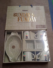 Sunday Funday 6 - Piece Tea Set – Platter & Dual Bowl - Justgrabit Inc.