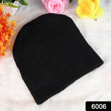 Cap for Winter Woolen Knitted Black Inside Fur Caps (1 Pc / Mix Design & Color) - justgrabit.in | Just Grab It