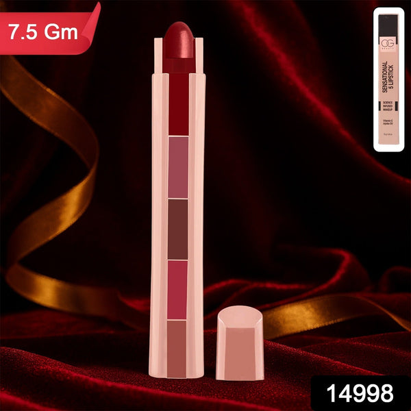 OG Beauty 5 - in1 Sensational Lipstick (7.5 GM) - justgrabit.in | Just Grab It