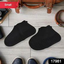 Non - Slip Silicone Rain Reusable Anti skid Waterproof Fordable Boot Shoe Cover (Small Size / 1 Pair / Mix Color) - Justgrabit Inc.