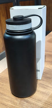 Black Stainless Steel Double Wall Vacuum - Insulated Drink Water Bottle (1000 ML) - justgrabit.in | Just Grab It