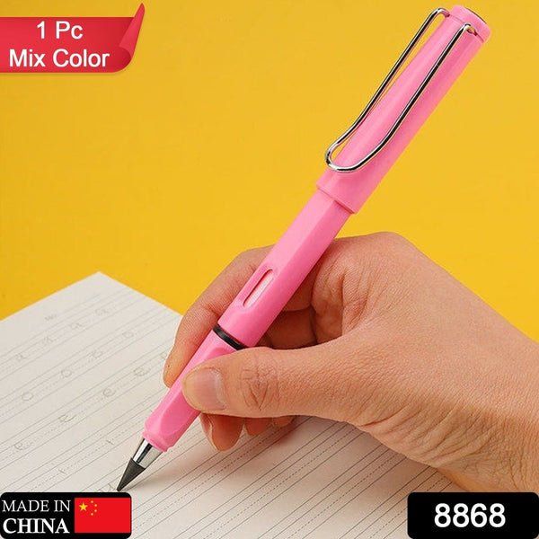 2 - in - 1 Everlasting Magic Pencil with Replaceable Eraser (1 Pc / Mix Color) - justgrabit.in | Just Grab It