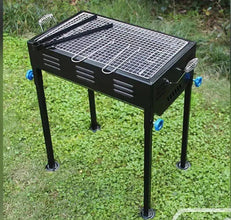 Terrace Garden Picnic Barbecue with Skewers & Wooden Handle - Justgrabit Inc.