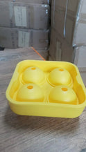 Ice Trays for Freezer Whiskey Ice Cube Plastic Ball Maker Mold Sphere Mould 4 Holes New Ice Balls Party Brick Round Tray Bar Tool ice for Whiskey - Justgrabit Inc.