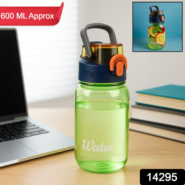 Green Leak - Proof Portable Fruit Infuser Water Bottle Approx 600ML (1 Pc) - justgrabit.in | Just Grab It