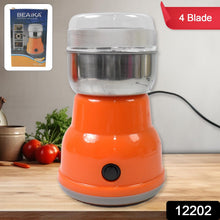 Multi Function Electric Small Food Grinder Grain Grinder (100 - 200w / 4 Blade / 1 Pc) - justgrabit.in | Just Grab It