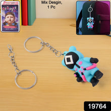 Cute Character - Themed Soft Silicone Keychain (Mix Desgin / 1 Pc) - justgrabit.in | Just Grab It