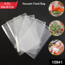 Vacuum Food Storage Bag Set (5 Pcs, 24x16 cm) - justgrabit.in | Just Grab It