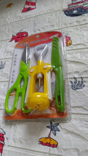 Multifunction Kitchen Tool Set – Stainless Steel & Plastic Knife and Scissors - Justgrabit Inc.