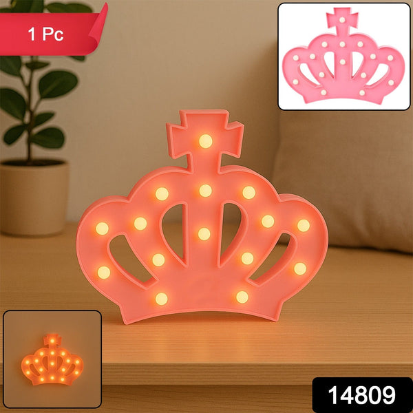 Crown Shape LED Decorative Night Light (1 Pc) - justgrabit.in | Just Grab It