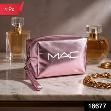 Metallic Travel Makeup Pouch - (1 Pc / Mix Design) - justgrabit.in | Just Grab It