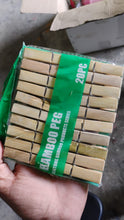 Heavy Duty Bamboo Wooden Cloth Clips / Pegs (20 Pcs Set) - justgrabit.in | Just Grab It