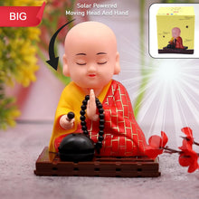 Solar Powered Sitting Buddha Statue, Moving Head and Hand (1 Pc / Big) - justgrabit.in | Just Grab It