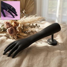 Elegant Black Hand - Shaped Jewelry Display Stand (1 Pc) - justgrabit.in | Just Grab It