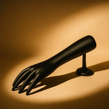 Elegant Black Hand - Shaped Jewelry Display Stand (1 Pc) - justgrabit.in | Just Grab It