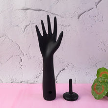 Elegant Black Hand - Shaped Jewelry Display Stand (1 Pc) - justgrabit.in | Just Grab It
