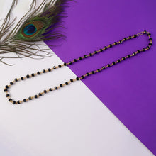 Traditional Black Beads Mangalsutra Style Necklace for Women (1 pc) - justgrabit.in | Just Grab It