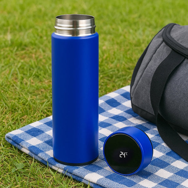 Blue Vacuum Insulated Water Bottle (1 Pc / 500ML) - justgrabit.in | Just Grab It