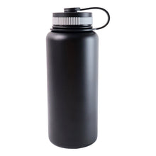 Black Stainless Steel Double Wall Vacuum - Insulated Drink Water Bottle (1000 ML) - justgrabit.in | Just Grab It