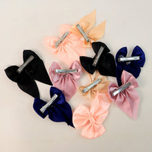 Premium Satin Bow Hair Clip Set for Girls and Women (10 Pc) - justgrabit.in | Just Grab It