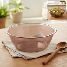 Transparent Multipurpose Mixing and Serving Bowl (25 x 25 cm, 1 Pc) - justgrabit.in | Just Grab It