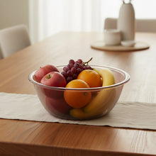 Transparent Multipurpose Mixing and Serving Bowl (25 x 25 cm, 1 Pc) - justgrabit.in | Just Grab It