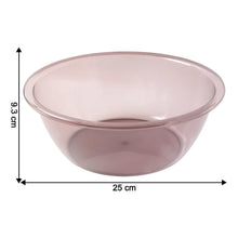 Transparent Multipurpose Mixing and Serving Bowl (25 x 25 cm, 1 Pc) - justgrabit.in | Just Grab It